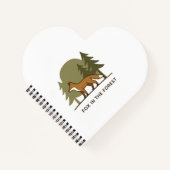 Fox im Wald Notizblock (Vorderseite)