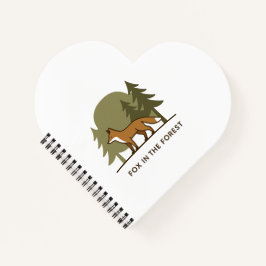 Fox im Wald Notizblock