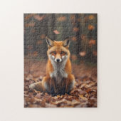 Fox im Wald Puzzle (Vertikal)