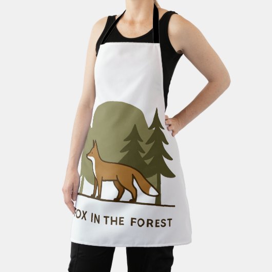 Fox im Wald Schürze (InSitu)