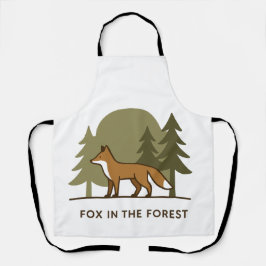 Fox im Wald Schürze