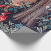 Fox im Wald, William Morris Geschenkpapier (Ecke)