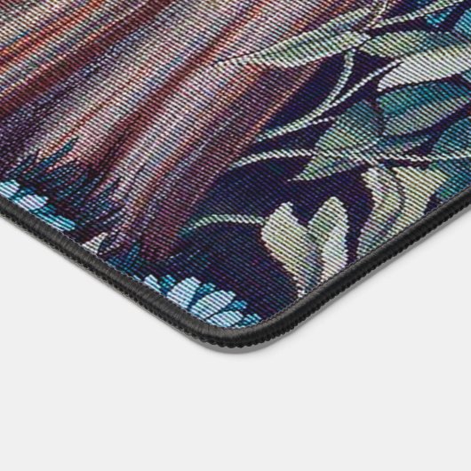 Fox im Wald, William Morris Schreibtischunterlage (Ecke)