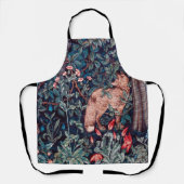 Fox im Wald, William Morris Schürze (Vorderseite)