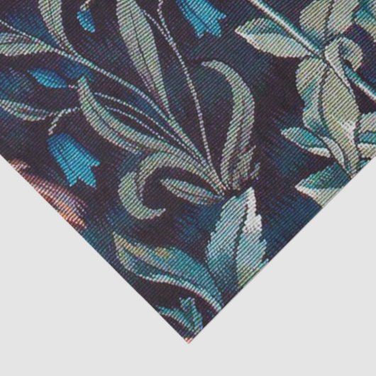 Fox im Wald, William Morris Seidenpapier (Ausschnitt)