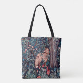 Fox im Wald, William Morris Tasche (Rückseite)