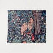 Fox im Wald, William Morris Wandteppich (Vorderseite (Horizontal))