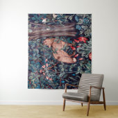 Fox im Wald, William Morris Wandteppich (Beispiel)