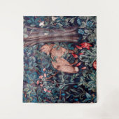 Fox im Wald, William Morris Wandteppich (Vorderseite)