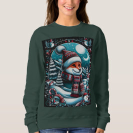 Fox im Winter Sweatshirt