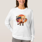 Fox im Winter T-Shirt (Vorderseite)