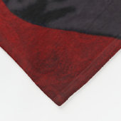 Fox in Abend Anzug, Portrait Fleecedecke (Ecke)