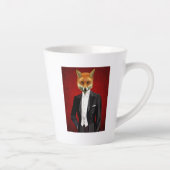 Fox in Abend Anzug, Portrait Milchtasse (Rechts)