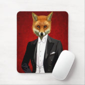 Fox in Abend Anzug, Portrait Mousepad (Mit Mouse)