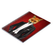 Fox in Abend Anzug, Portrait Notizblock (Linke Seite)