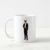 Fox in Abend Anzug voll Kaffeetasse (Links)