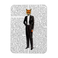 Fox in Abend Anzug voll