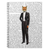 Fox in Abend Anzug voll Notizblock (Vorderseite)