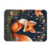 Fox in Bloom Magnet (Horizontal)