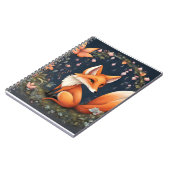Fox in Bloom Notizblock (Linke Seite)