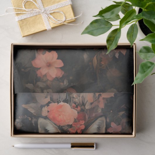 Fox in Blume 1 Dekoupage Paper Seidenpapier (Geschenk)