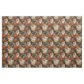 Fox in Blume Blumenmuster nahtlos Muster Stoff (Fat Quarter (45,7 x 55,9 cm))