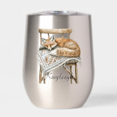 Fox in Chair Christmas (Vorderseite)