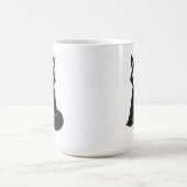 Fox in Cloak – Mysterious Animal on  Verwandlungstasse (Zentrum)