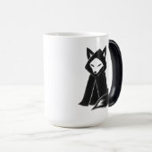 Fox in Cloak – Mysterious Animal on  Verwandlungstasse (VorderseiteRechts)
