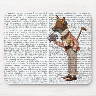 Fox in der Kreissäge Mousepad