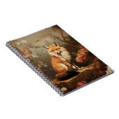 Fox in der Waldlaune Viktorianisch Notizblock (Rechte Seite)