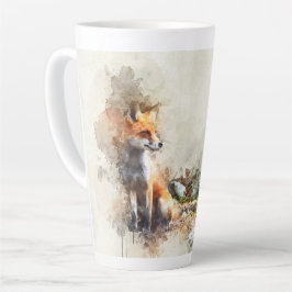 Fox in der Wildmalerei Milchtasse