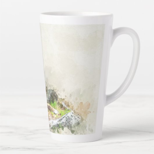 Fox in der Wildmalerei Milchtasse (Rechts)