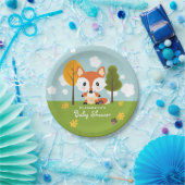 Fox in der Windel-Babyparty Pappteller (Party)