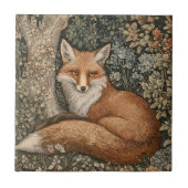 Fox in einem verzauberten Märchenwald Fliese (Vorderseite)