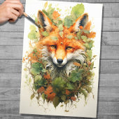 Fox in Folien 1 Decoupage Paper Seidenpapier