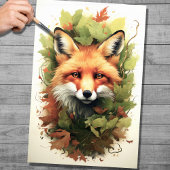 Fox in Folien 2 Decoupage Paper Seidenpapier