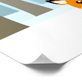 Fox in Forest Poster (Ecke)