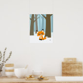 Fox in Forest Poster (Küche)