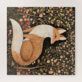 Fox in Gartenpuzzle Puzzle (Horizontal)
