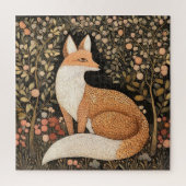 Fox in Gartenpuzzle Puzzle (Vertikal)