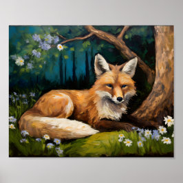 Fox in Holz 2 Poster
