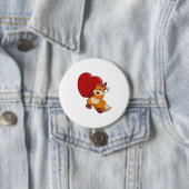 Fox in Liebe mit Herz Button (Beispiel)