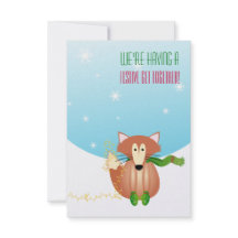 Fox in Mittens Einladung