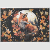 Fox in Mondlicht 3 Decoupage Paper Seidenpapier (Vorderseite)