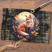 Fox in Mondlicht 4 Decoupage Paper Seidenpapier