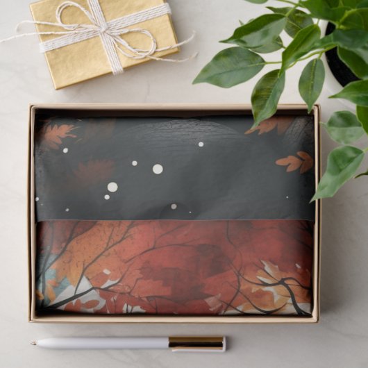 Fox in Mondlicht 5 Decoupage Paper Seidenpapier (Geschenk)