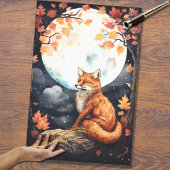 Fox in Mondlicht 6 Decoupage Paper Seidenpapier