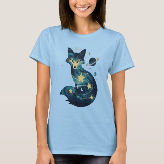 Fox in Mountain T - Shirt (Vorderseite)