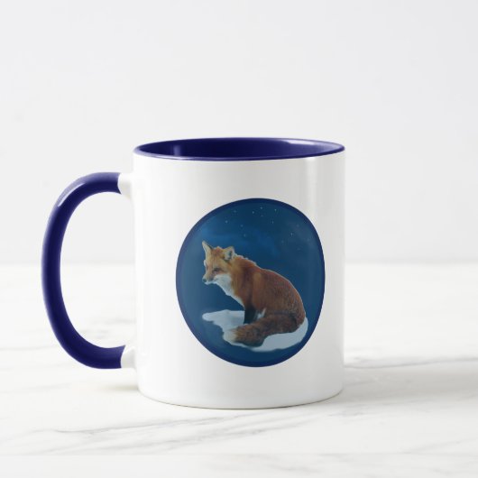 Fox in Snow-Tasse Tasse (Links)